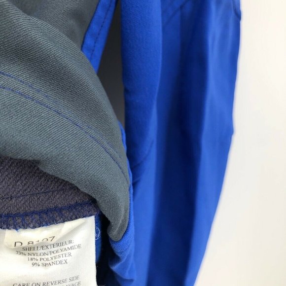 Marmot Mens Track Jacket Blue Black Mock Neck Sz L - Picture 8 of 8